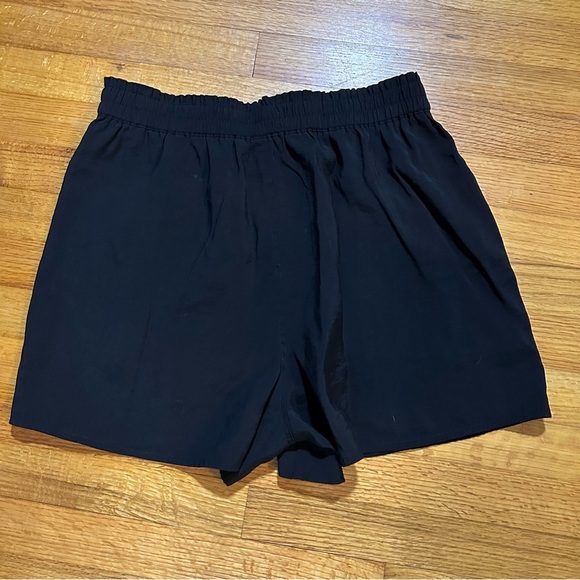 Madewell Cargo Shorts Pull On Softdrape Black size M (b5 - Picture 3 of 9